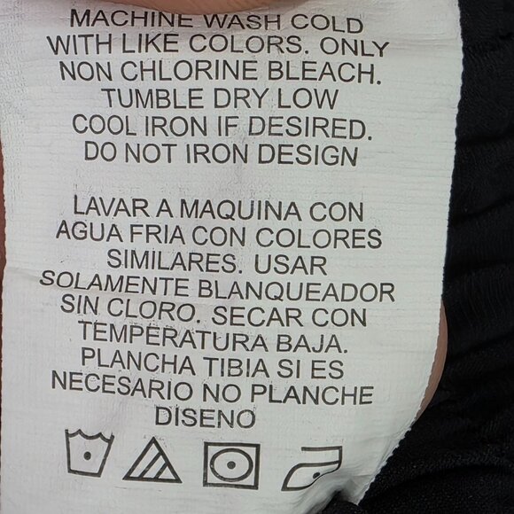 Womens Black LEG3ND Jogger Pants Drawstring Elastic Waistband Zippered Pockets S - Picture 10 of 10